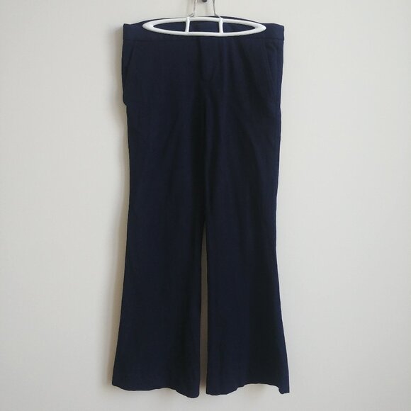 Banana Republic Navy Wide Leg Pants - Picture 1 of 15